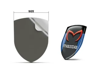 Mazda Printed Logo Stickers Edition Customizable Minimal